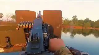 Ukrainian Special forces with US Speedboats and .50 cal