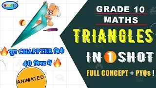 Triangles Class 10 Chapter 6 | Important Questions | One shot video