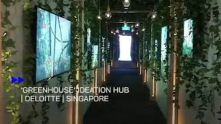 Deloitte 'Greenhouse' Ideation Hub | Executive Briefing Centre by DVSI | Singapore