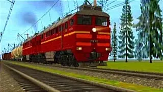 Запуск двигателя // отправление и остановка // ТЕПЛОВОЗ 2ТЭ166 - 1602