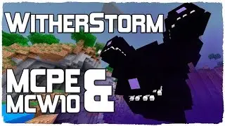 💀 WITHER STORM EN MINECRAFT POCKET EDITION Y MINECRAFT WINDOWS 10 EDITION | MINECRAFT ADDONS 💀