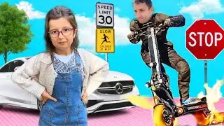 ERICA in PERICOL pe TROTINETA? ❌ NU INCERCATI asta ACASA!