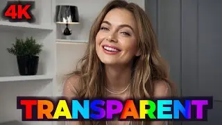 4K haul bikinis try on transparent | 4K transparent dress tutorial