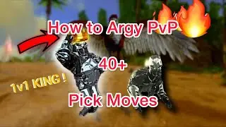 ARK MOBILE - HOW TO ARGY PvP 40+ PICK MOVES 🔥🦅🔥🔥