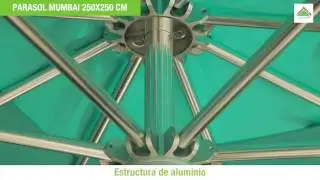 Parasol mibai turquesa