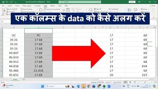 Split data into different columns in Microsoft Excel | How to Split Text to Columns in Excel