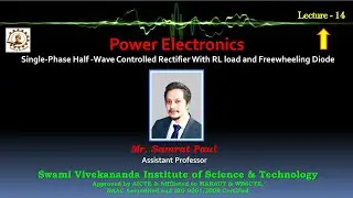 14 Single Phase Half Wave Controlled Rectifier With RL load and Freewhilling Diode