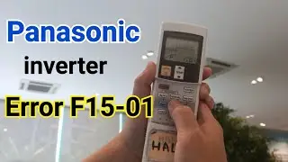 Panasonic | how to check error using wireless remote .(error F15-01)