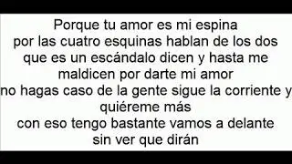 Escandalo marc anthony con letra