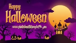 Halloween Photo Booth Templates, Overlays, Screens and Buttons At PhotoBoothTemplates.com