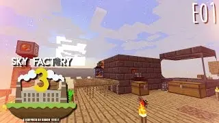 SkyFactory 3 - E01 - Tinker's Tank, Smeltery, and Auto Lava (Modded Minecraft 1.10.2)