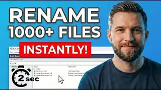 Bulk Rename Utility: Rename 1,000 Files in 2 Secs!