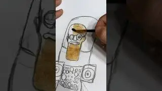 Как нарисовать Скибиди Ученого 