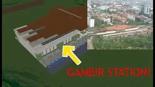 I built Gambir Station in Itty Bitty Railway!