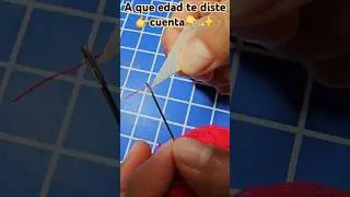 A que edad te diste cuenta de wste truco de costura #coser #sewing #diy #costura #sew #trucos