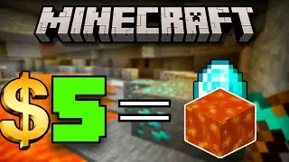 Minecraft But $5 = 25 Diamonds Into Lava! (Live)
