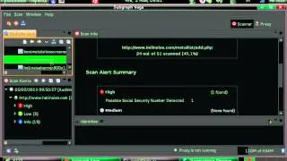 Vega В Kali Linux