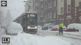 HEAVY Snowfall after Blizzard in Helsinki Finland ☃️❄️🌨