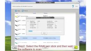 Pen stick raw drive error
