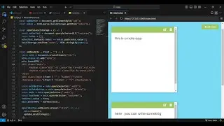 How to Create Note app Using HTML, CSS, and JavaScript