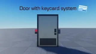 Door with keycard system - Roblox Studio [Free]