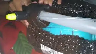 Unboxing pompa air untuk menyiram burung dlm sangkar