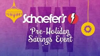 Pre-Holiday Savings @ Schaefer's- Whirlpool, KitchenAId, Maytag