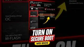 How to enable secure boot in MSI motherboard