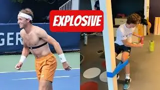 Casper Ruud Explosive Workout to Develop Speed & Power 🚀