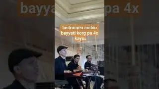 instrumen arabic bayyati korg pa 4x kayu