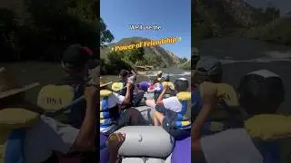 The hot rafting guide is the real MVP 🔥 