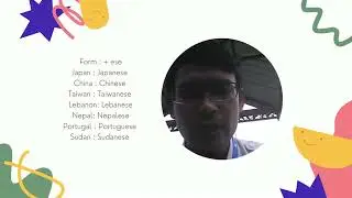 MENGAJAR JARAK JAUH DI SELA-SELA DIKLAT. MATERI TENTANG COUNTRIES AND NATIONALITIES.