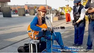 Busking in Japan (original slide blues) Stopped by Police