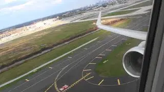 Honeymoon Flight!!!  Awesome HD Boeing 757 Takeoff From Philadelphia On American Airlines!!!