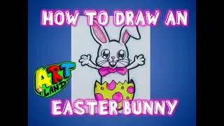 How to Draw an EASTER BUNNY