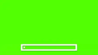 Progress Bar Animation Green Screen