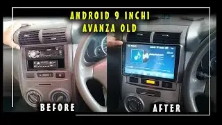 head unit android 9 inchi di avanza old