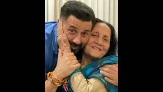 sunny deol & Bobby Deol with mother beautiful son mother || #bollywood