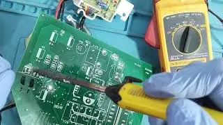 7 time blinking problem । PCB repairing of Hitachi ac।
