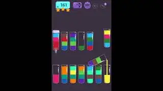 Cups - Water Sort Puzzle Level 161 ⭐️⭐️