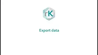Export data