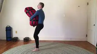 Sandbag Front Squat - 135lbs