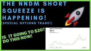 NNDM SHORT SQUEEZE IS HERE!! - $20 By Next Friday? - (Nano Dimension Stock Analysis)