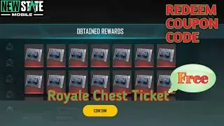 Royale Chest Crate Ticket 🔥 | Free Coupon Code 😍 | New State Mobile