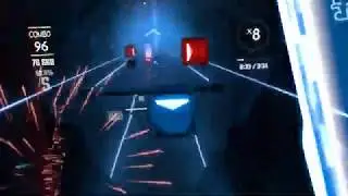 [Beat Saber] RIOT - Overkill [Expert] +DT S rank 5x miss