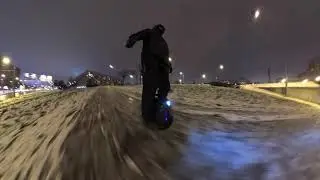02.01.2021 Снег и Слякоть. Моноколесо в любую погоду.