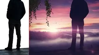 How to Make Silhouette Photo Manipulation | Photoshop CC