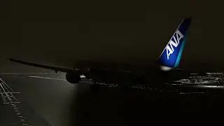 ANA Boeing 777-300ER -96fpm landing at Frankfurt (absolute butter)