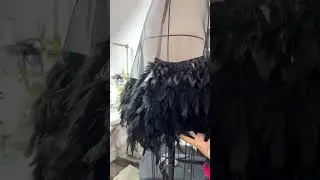 Making Beaded Corset Mini Dress