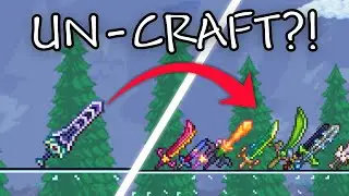 You can now UN-CRAFT ITEMS in Terraria!
